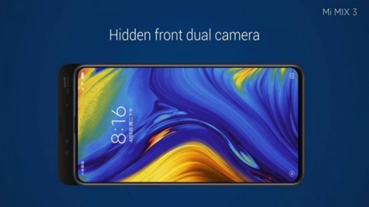 Xiaomi-mi-mix-3-720x405 E' ufficiale lo Xiaomi mi mix 3 ha le fotocamere a scomparsa Android 