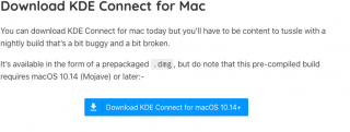 download-kde-connect-per-mac-320x121 Come sincronizzare uno smartphone Android con il nostro Mac Mac Tutorial 